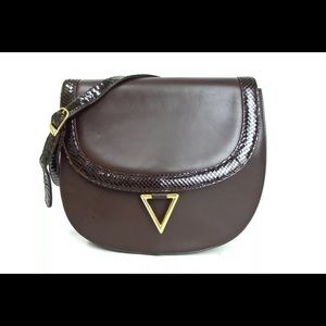 Valentino Garavani phyton parten shoulder bag